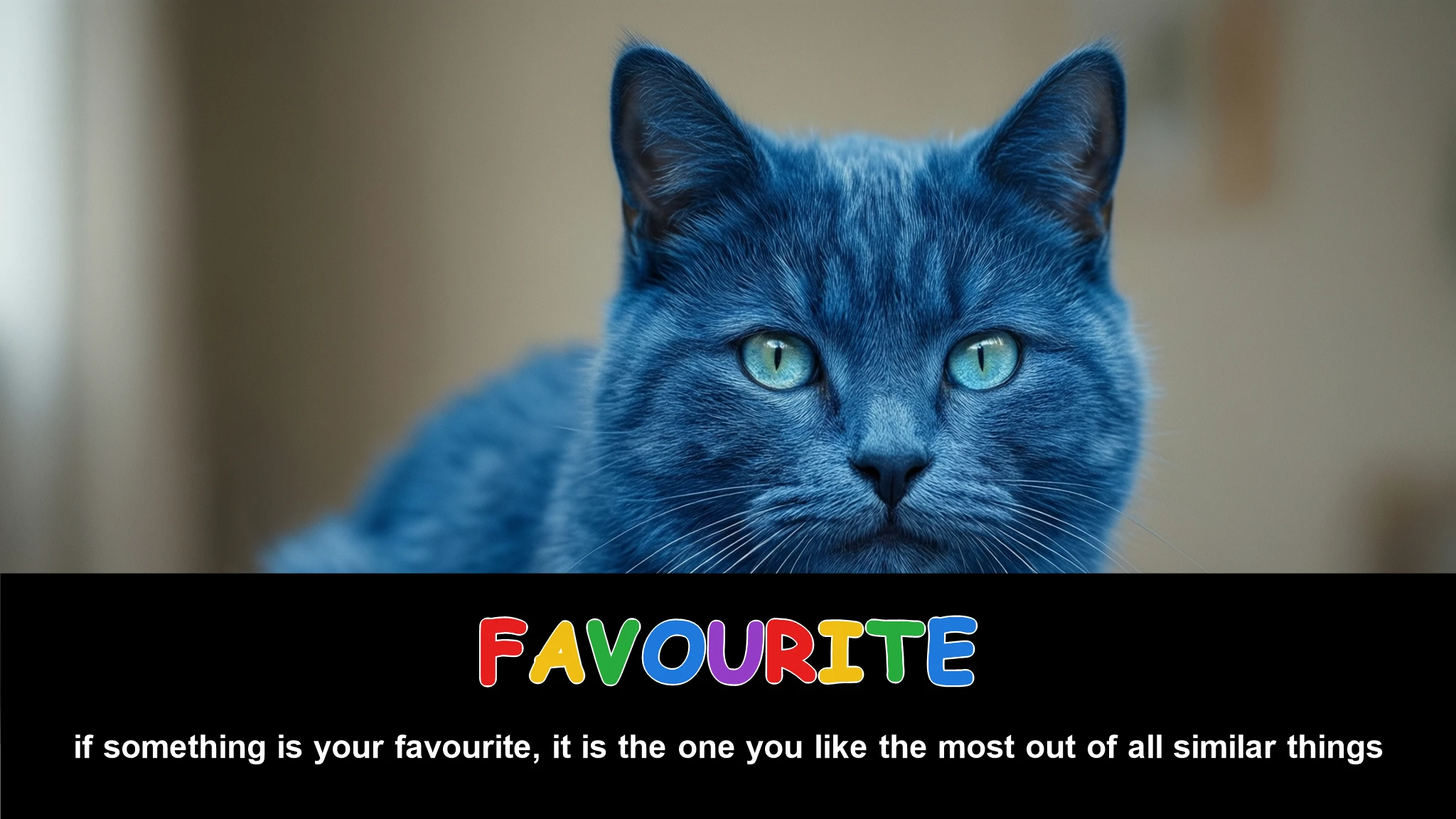 English Illustration for favourite